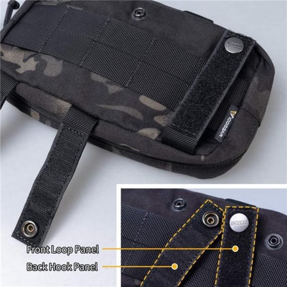 MOLLE Pouch Admin Dump Tactical Pouches Sub Abdominal Drop Carrying Kit EDC Bag - Picture 5 of 6